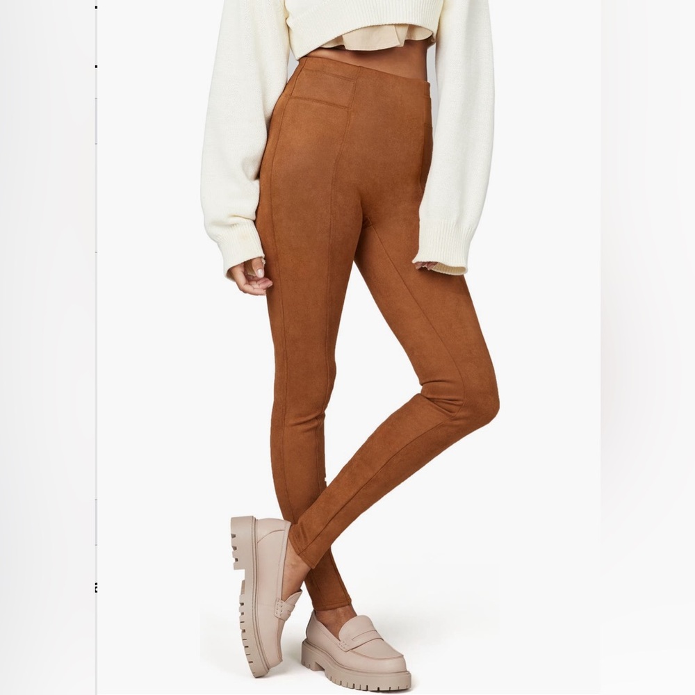 SPANX High Waist Faux Suede Leggings